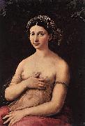RAFFAELLO Sanzio La fornarina or Portrait of a young woman oil painting